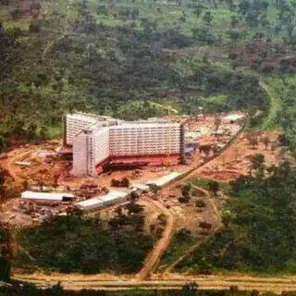 Photos: An Aerial View Of Hilton (Now Transcorp Hotel) Abuja In 1987 & Now